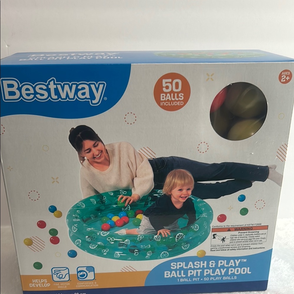 Splash & Play Ball Pit Play Pool - Green